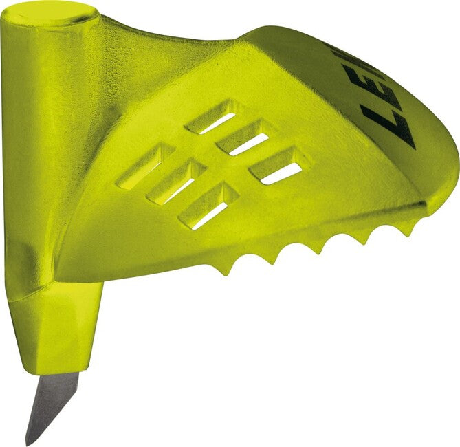 Leki Racing Basket piattini con punta in acciaio 9 mm, giallo neon / nero