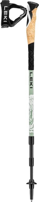 Leki Cross Hike Carbon bastoncini da trekking, verde invidia-bianco-nero, 100 - 135 cm