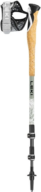 Leki Cross Trail Carbon bastoncini da trekking 100 - 135 cm, bianco-verde invidia-nero