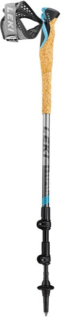 Leki Cross Trail TA bastoncini da trekking, antracite scuro-antracite chiaro-blu chiaro, 100 - 135 cm