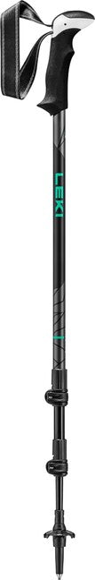Leki Khumbu Pro bastoncini da trekking 110 - 145 cm, nero-antracite scuro-genoa