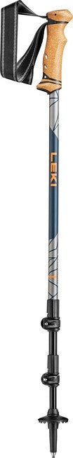 Leki Legacy Lite bastoncini da trekking 100 - 135 cm, arancio-blu denim-antracite chiaro