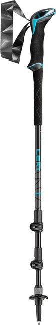 Leki Makalu Lite bastoncini da trekking 100 - 135 cm, nero-antracite scuro-petrolio