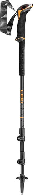 Leki Makalu Lite bastoncini da trekking 100 - 135 cm, arancio-nero-antracite scuro
