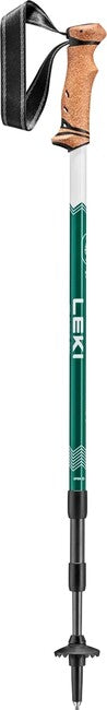 Leki Trail bastoncini da trekking, bianco acquamarina, 110 - 145 cm