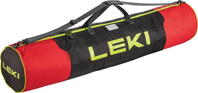 Leki Borsa per bastoni 140 cm, rosso-nero-giallo neon