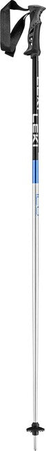 Leki Rental Classic bastoncini da sci da discesa, argento anodizzato naturale/nero
