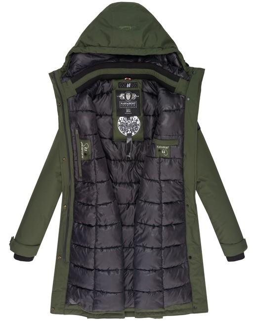 Navahoo Letiziaa cappotto invernale da donna con cappuccio, oliva