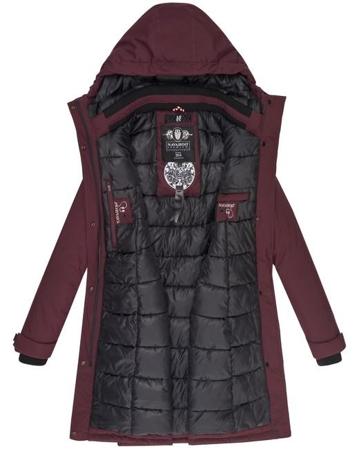 Navahoo Letiziaa cappotto invernale da donna con cappuccio, bordeaux
