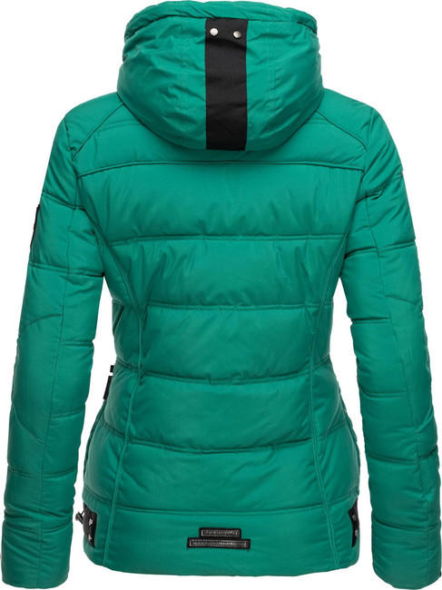 Marikoo Liebeswolke giacca invernale da donna con cappuccio, turchese