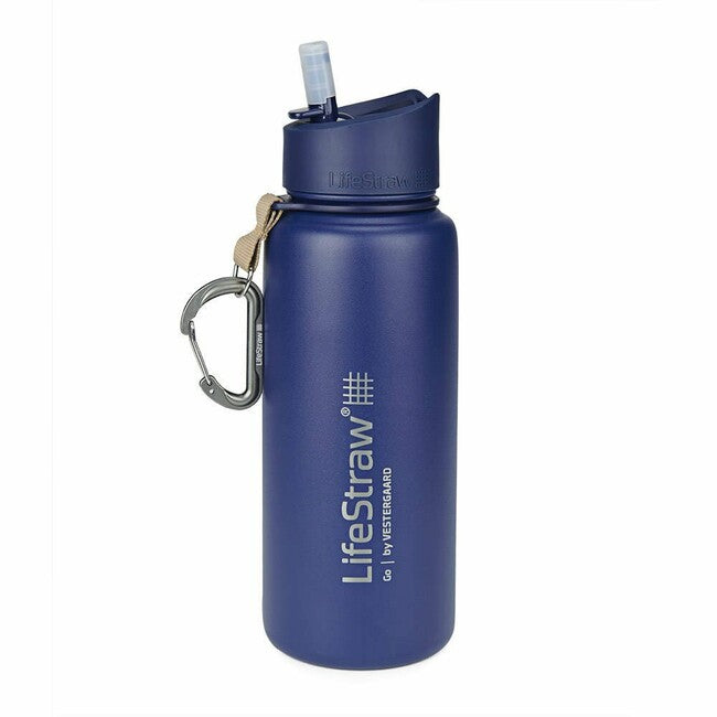Lifestraw Go bottiglia filtrante in acciaio inox 700ml, blu