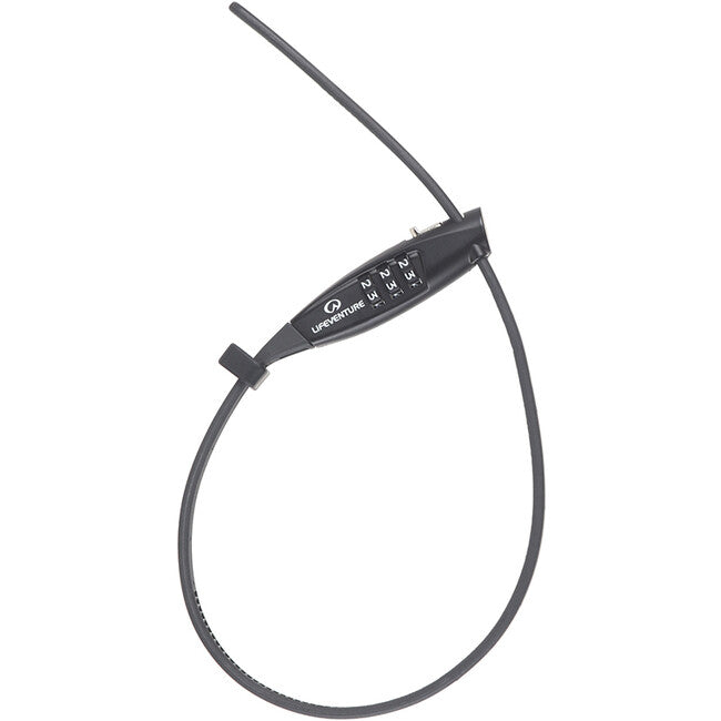 Lifeventure Serratura di sicurezza con combinazione numerica e cavo d'acciaio 40 cm