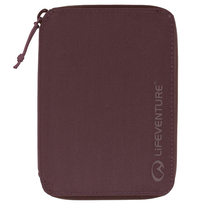 Lifeventure Portafoglio da viaggio con protezione RFiD, prugna