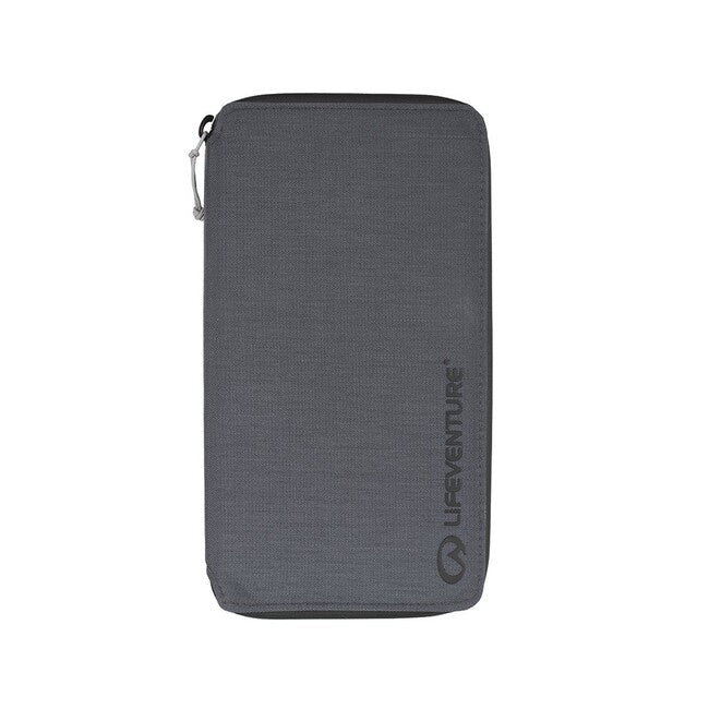 Lifeventure Custodia da viaggio per documenti con protezione RFiD, grigio