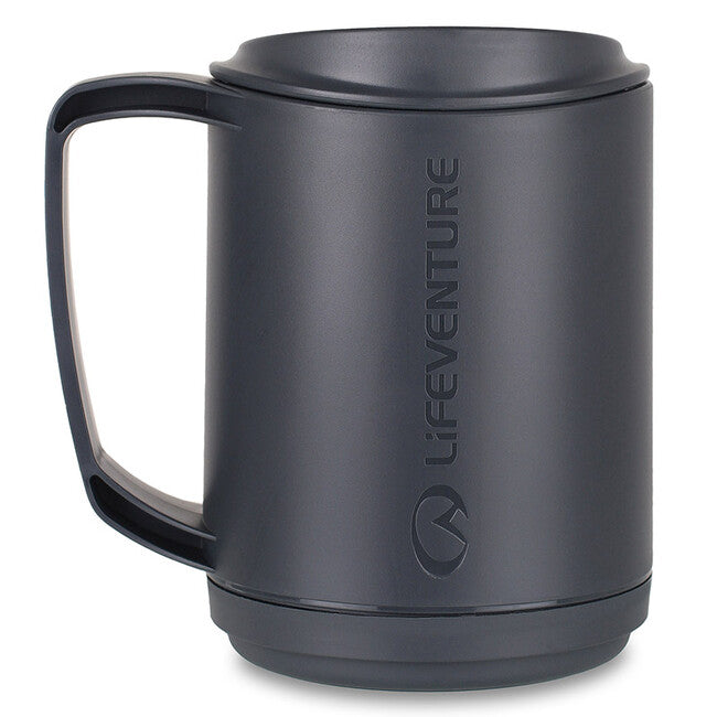 Lifeventure Ellipse insulated mug 350 ml, grafite
