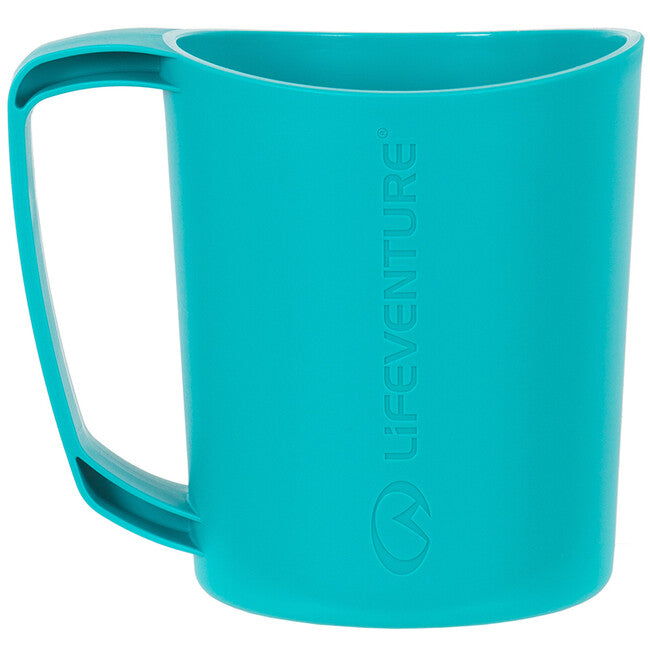 Lifeventure Ellipse Big Mug tazza di plastica 450 ml, verde acqua