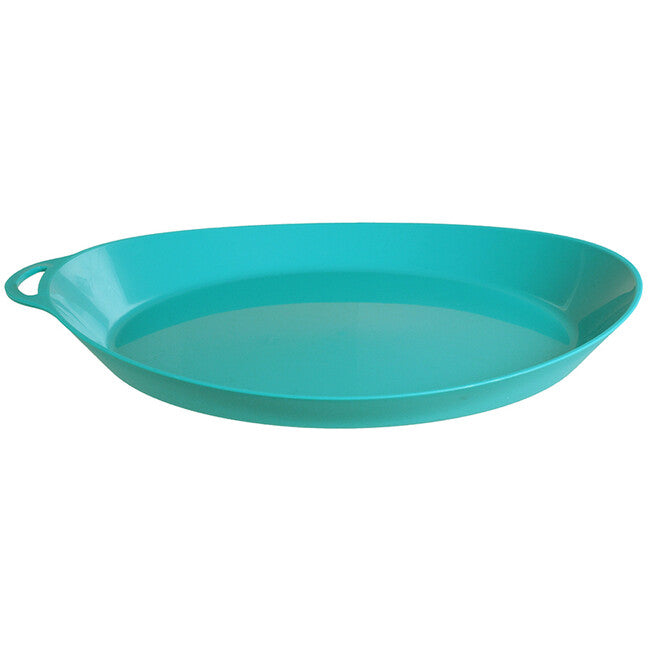 Lifeventure Piatto di plastica Ellipse Plate, verde acqua