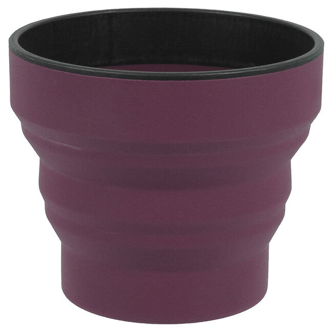 Lifeventure Ellipse Flexi Mug tazza pieghevole in silicone 350ml, viola
