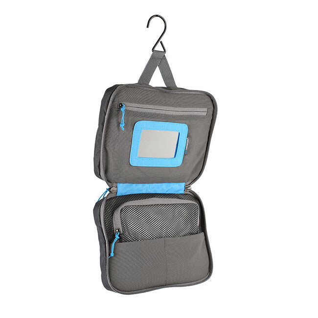 Lifeventure Borsa da toilette Borsa da lavaggio piccola, grigia