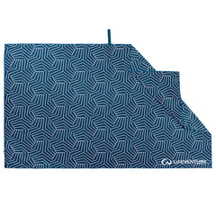 Lifeventure Asciugamano da trekking in SoftFibre stampato gigante, blu navy