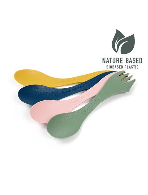 Light My Fire Spork cucchiaio multifunzione originale BIO, 4 pezzi colorati