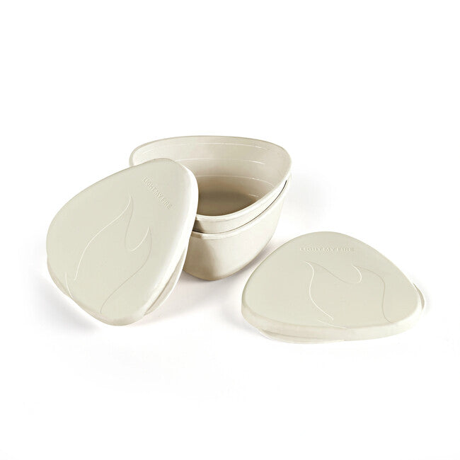 Light My Fire SnapBox lunchbox originale 2 pezzi, crema