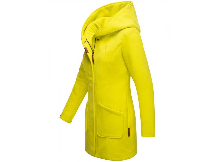 Marikoo MAIKOO cappotto invernale da donna con cappuccio, verde lime