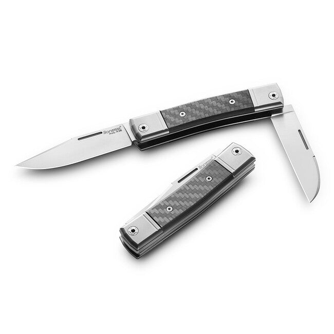 Lionsteel BestMAN con lame gemelle in acciaio M390 bestMAN BM13 CF