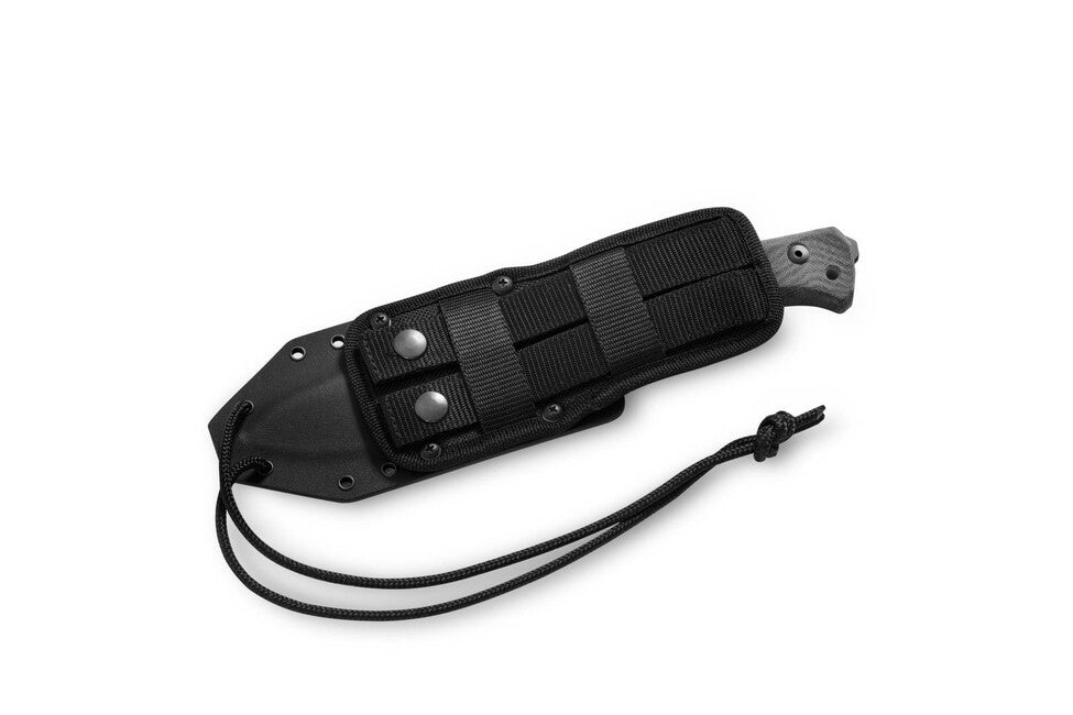 Lionsteel Pugnale lungo con manico in micarta T6B CVB CPM 3V nero antico