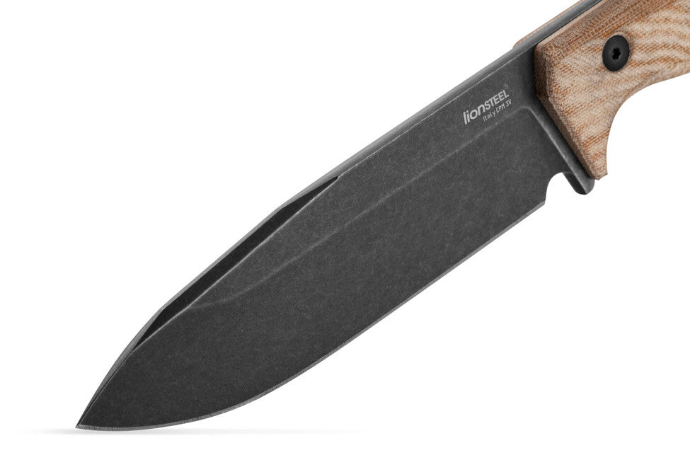 Lionsteel Pugnale lungo con manico in micarta, cvn