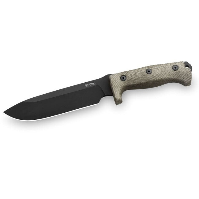 Lionsteel Pugnale per avventurieri con lama nera M7B CVG