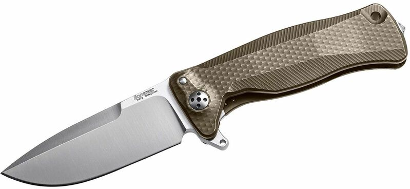 Lionsteel SR11 B coltello tascabile con struttura rigida in titanio