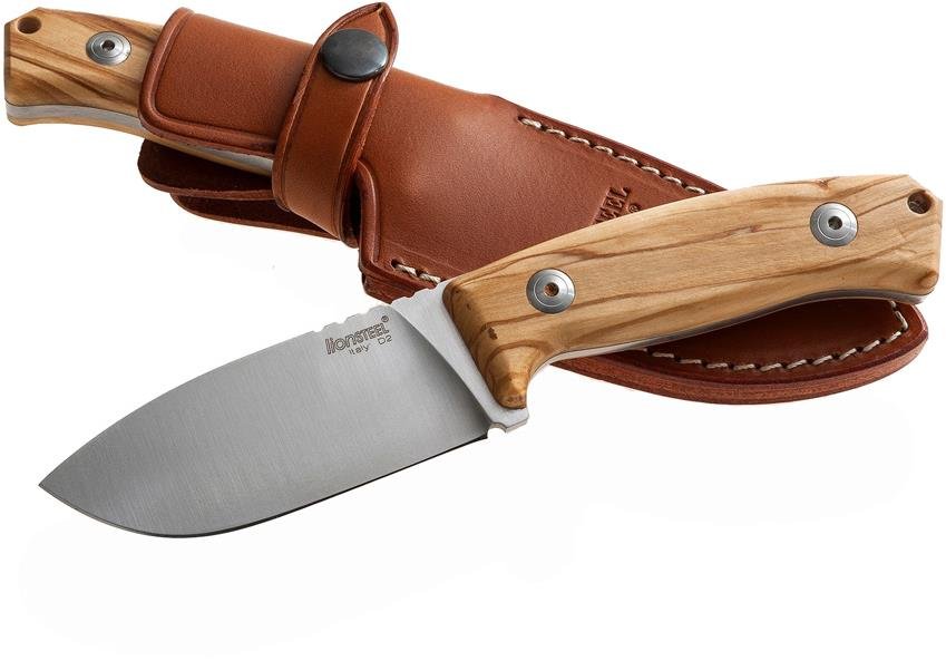 Lionsteel Pugnale compatto con lama in acciaio D2 M2 ul
