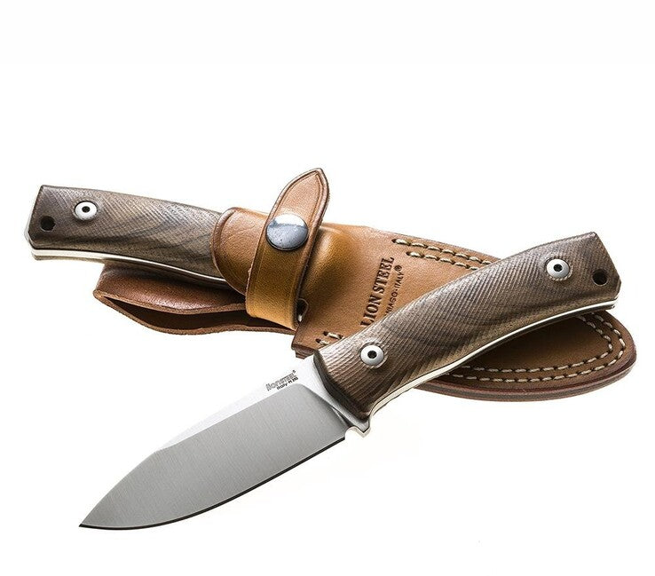 Lionsteel Pugnale compatto con lama in acciaio M390 M4 WN