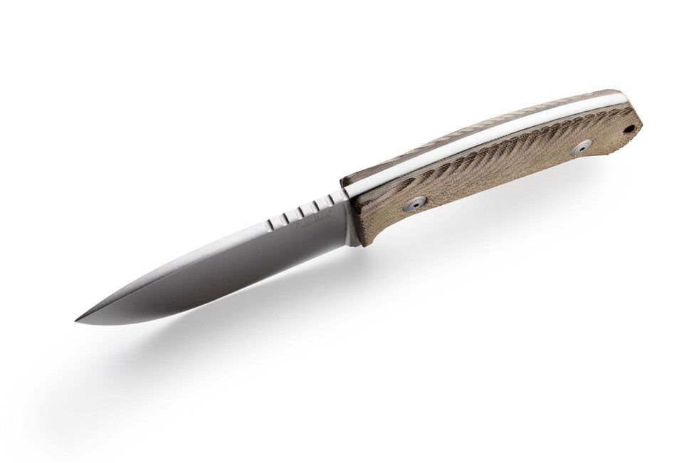 Lionsteel M3 CVN pugnale da caccia con manico in tela naturale