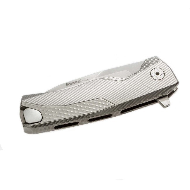 Lionsteel ROK G coltello di lusso con manico in titanio massiccio