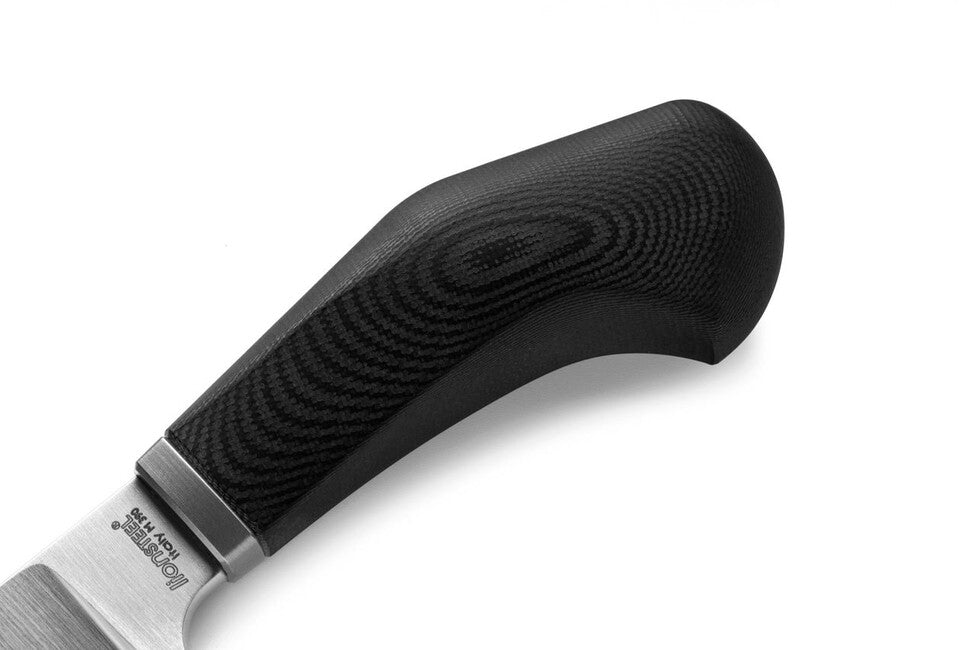 Lionsteel Willy WL1 GBK coltello a lama fissa, con manico in g10 nero
