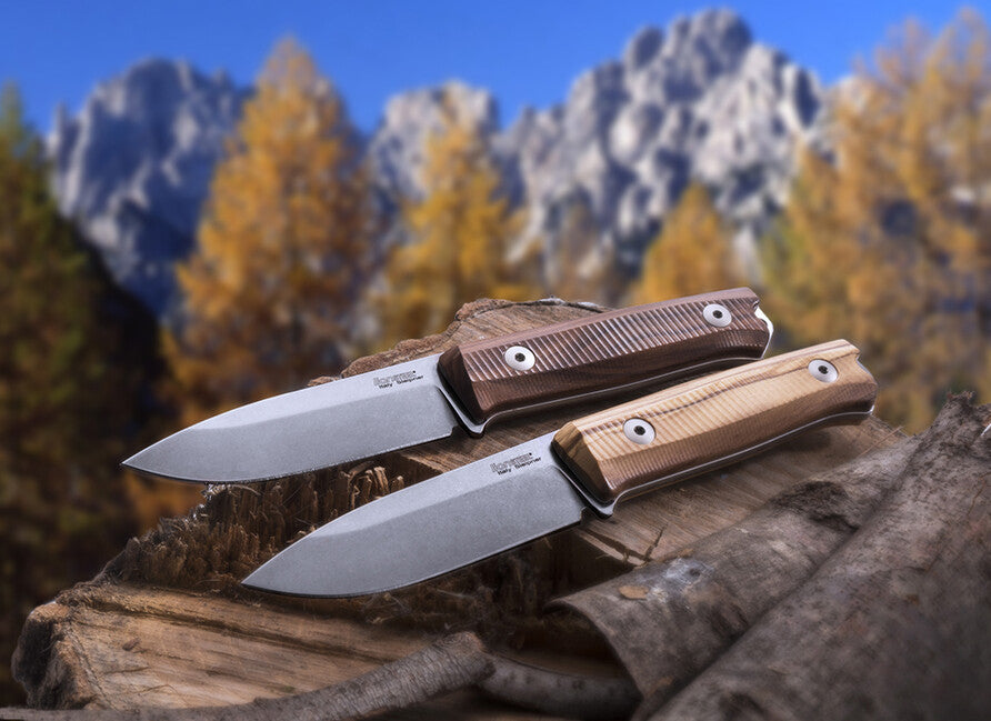 Lionsteel Coltello tipo bushcraft a lama fissa in acciaio Sleipner B40 UL
