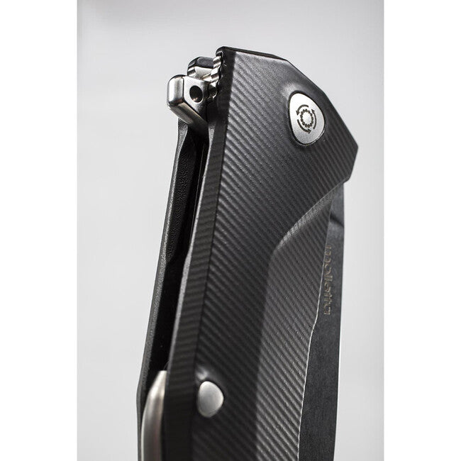 Lionsteel Coltello da tasca molto robusto con lama Sleipner KUR MT
