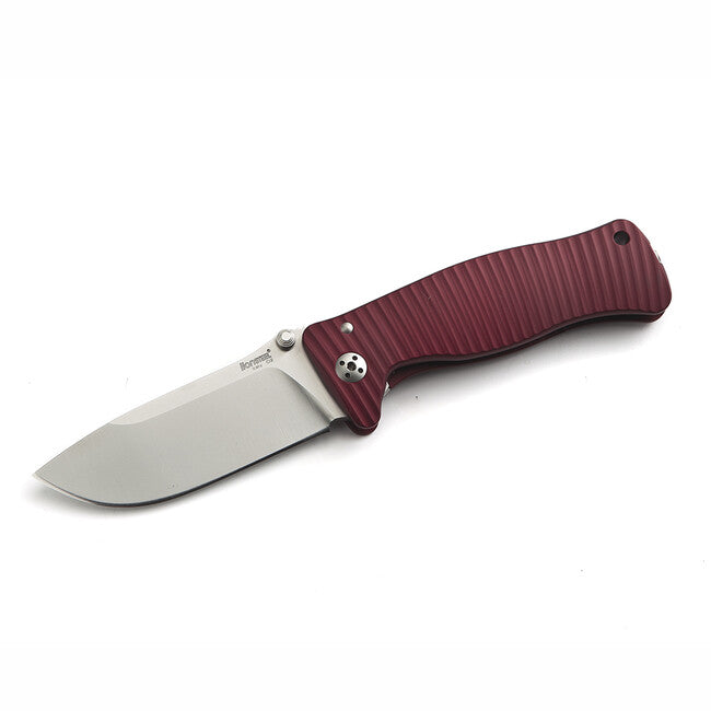 Lionsteel Coltello da tasca molto robusto con lama in acciaio Sleipner SR2A RS