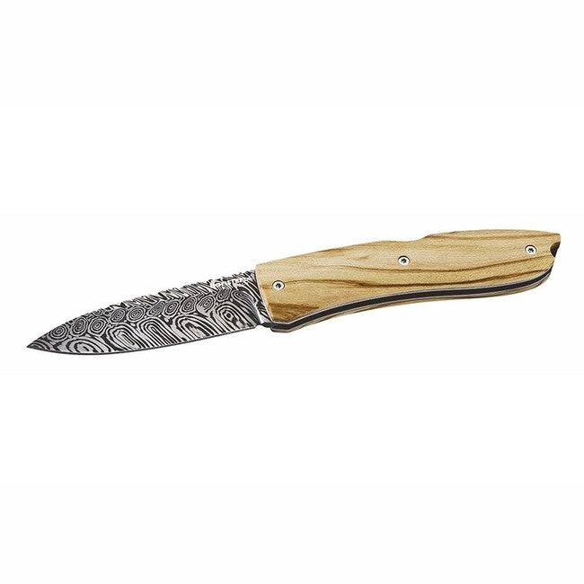 Lionsteel 8800D-UL coltello tascabile con lama in acciaio damascato, opera