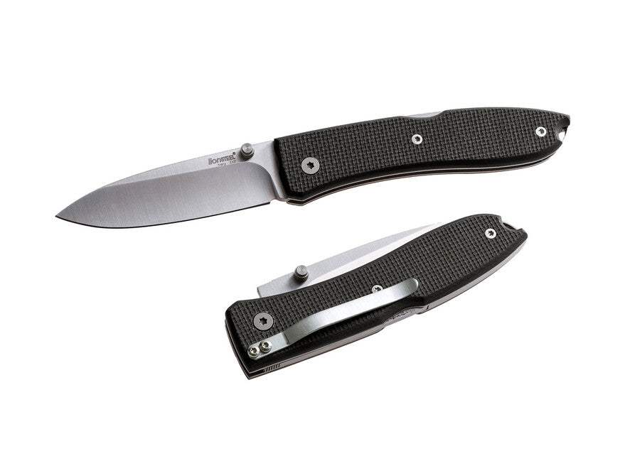 Lionsteel Coltello tascabile con manico in materiale G10 8800 BK Opera USA