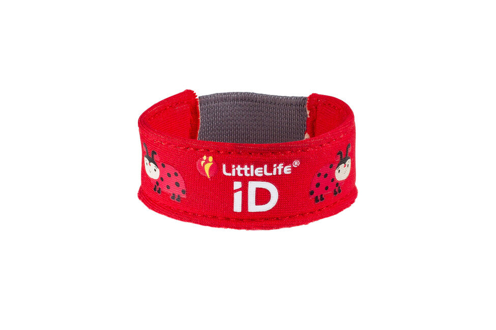 LittleLife iD Strap bracciale di sicurezza per bambini 8 x 2,2 cm, coccinella