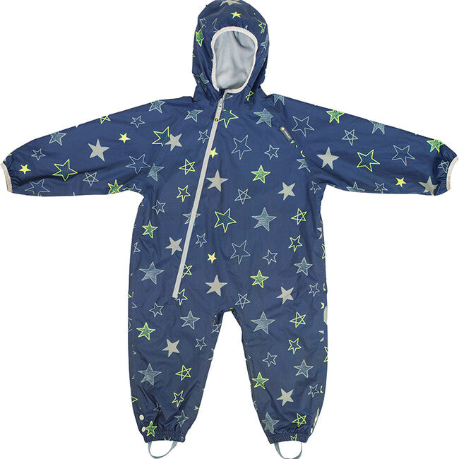 LittleLife Tuta impermeabile e antivento con fodera in pile 6-12 mesi, stelle