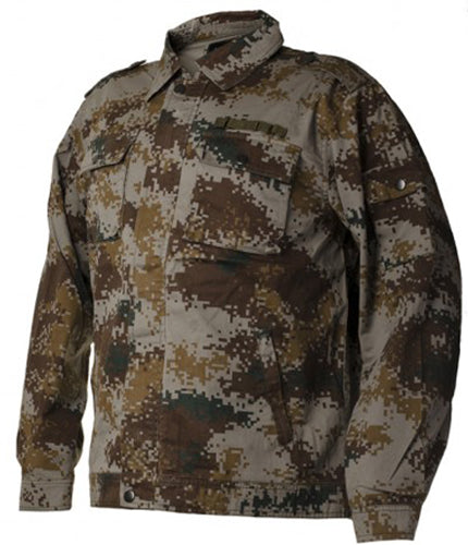 Loshan Eccent camicia da campo digitale, darkRed