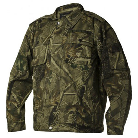 Loshan Leafy camicetta da campo motivo Real tree, scuro