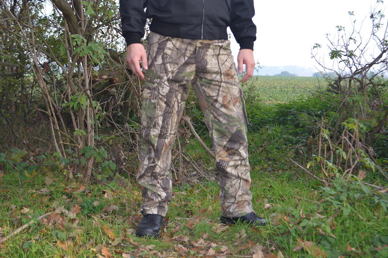 Loshan Sidney pantaloni da uomo motivo Real tree, marroni