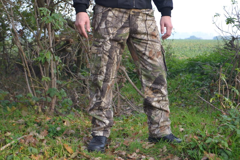 Loshan Sidney pantaloni da uomo motivo Real tree, marroni