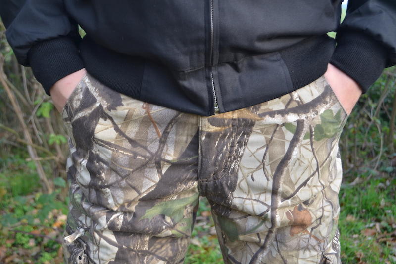 Loshan Sidney pantaloni da uomo motivo Real tree, marroni