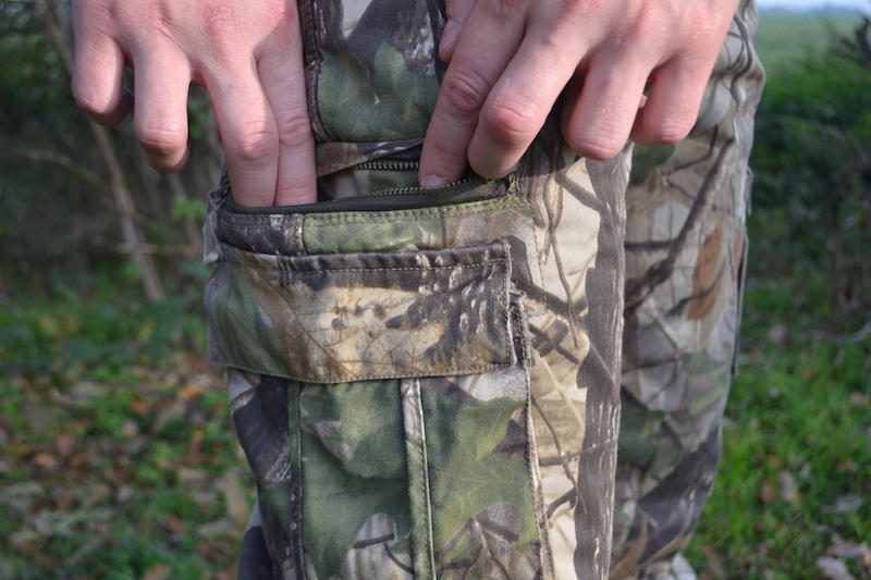 Loshan Sidney pantaloni da uomo motivo Real tree, marroni